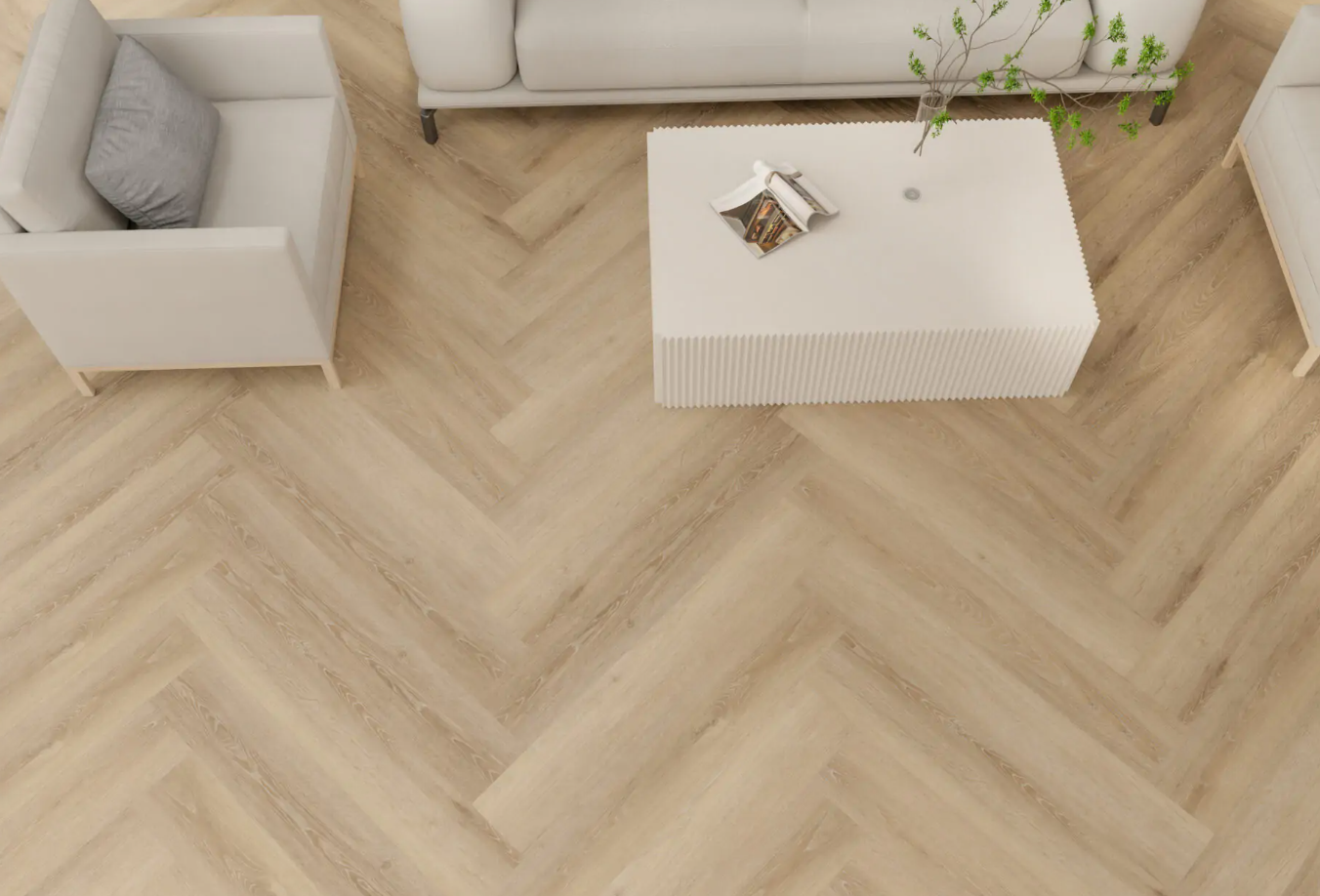 Plak PVC Visgraat XL Ritz